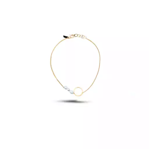 دستبند مروارید باروک و حلقه